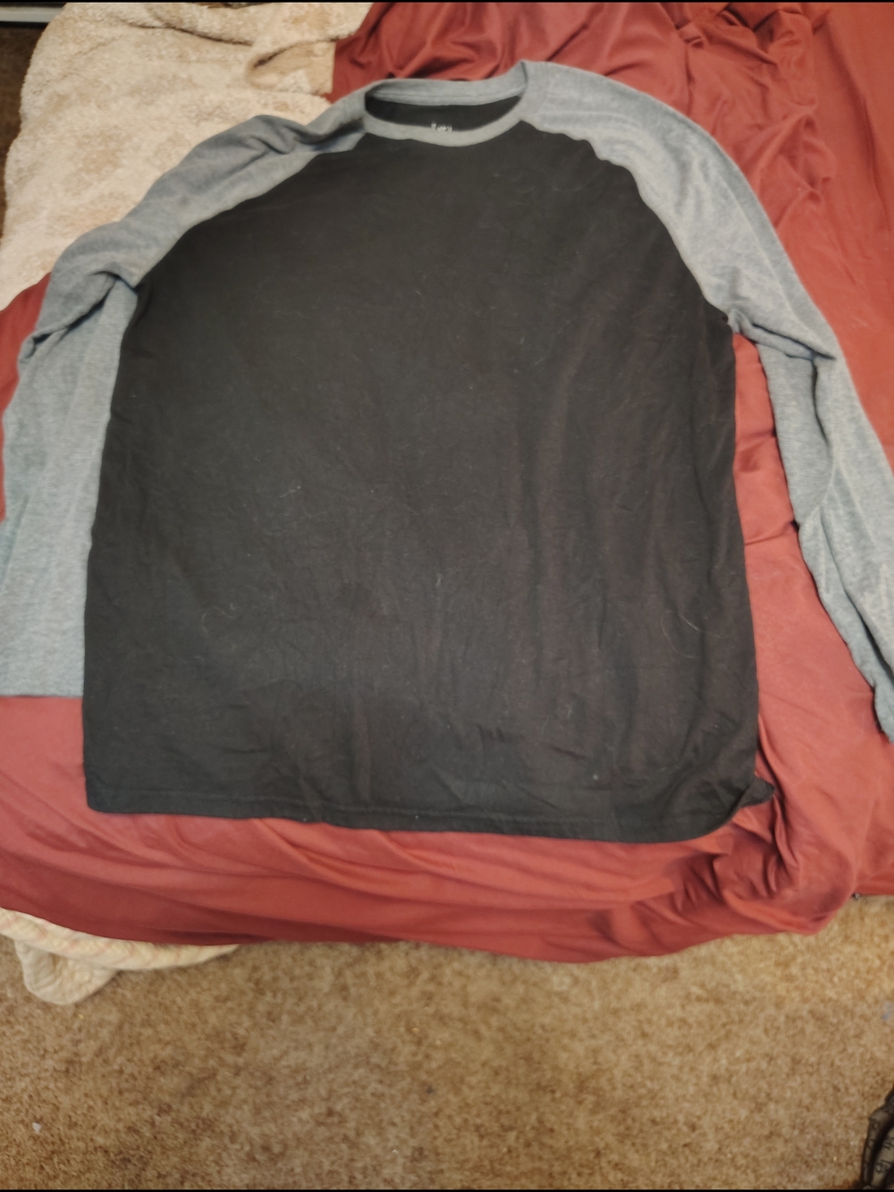 George Black Tee with Gray Trim